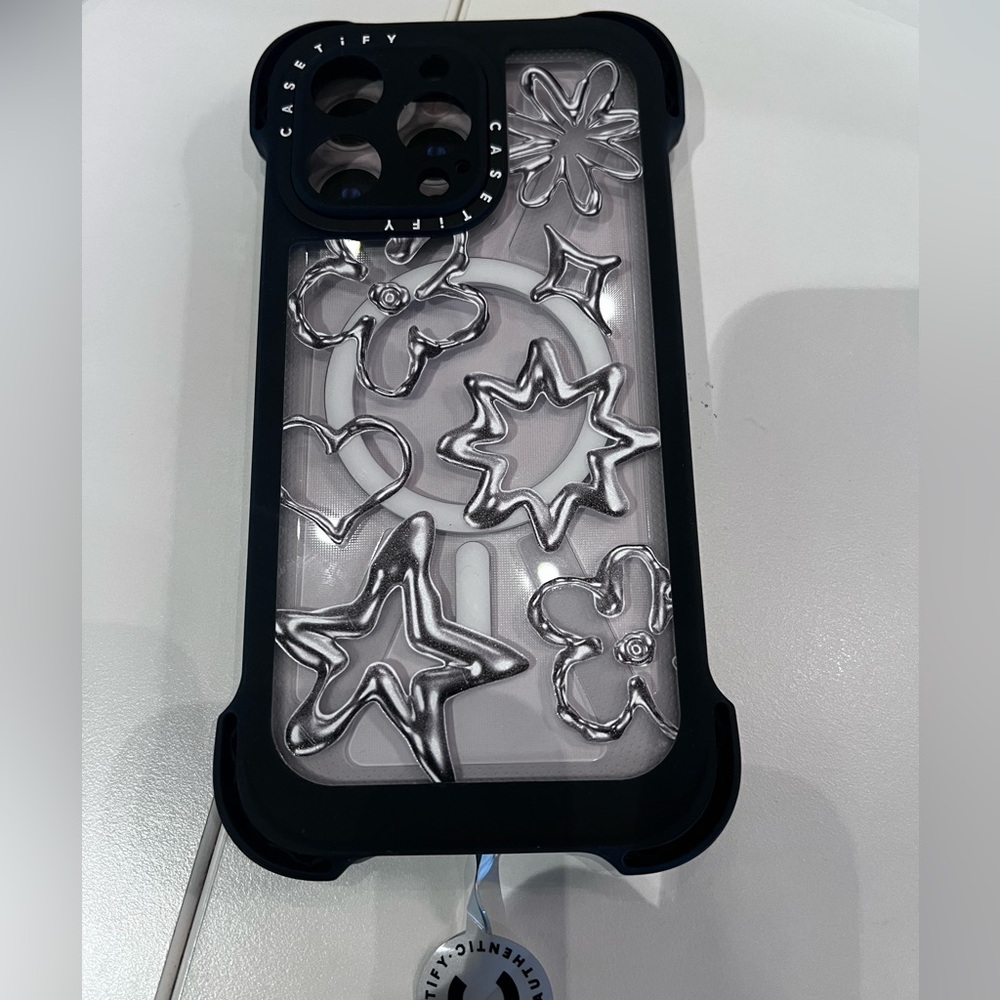 Casetify Chrome Doodles Apple IPhone 15 Pro Max Case